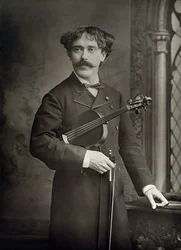 Pablo de Sarasate y Navascues, Spaanse violist en componist, portretfoto
